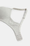 Jockey Padded Non Wired Medium Coverage T-Shirt Bra - Steel Grey Melange — thumbnail 10
